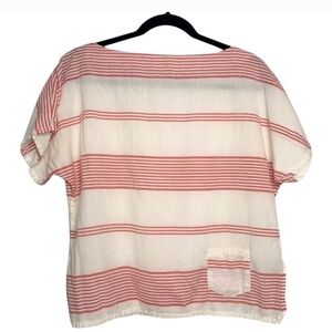 Band of Outsiders Striped Cotton Tee Size 1